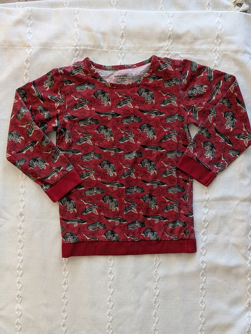Svaha USA Pyjama Fish Kids Pajamas Set